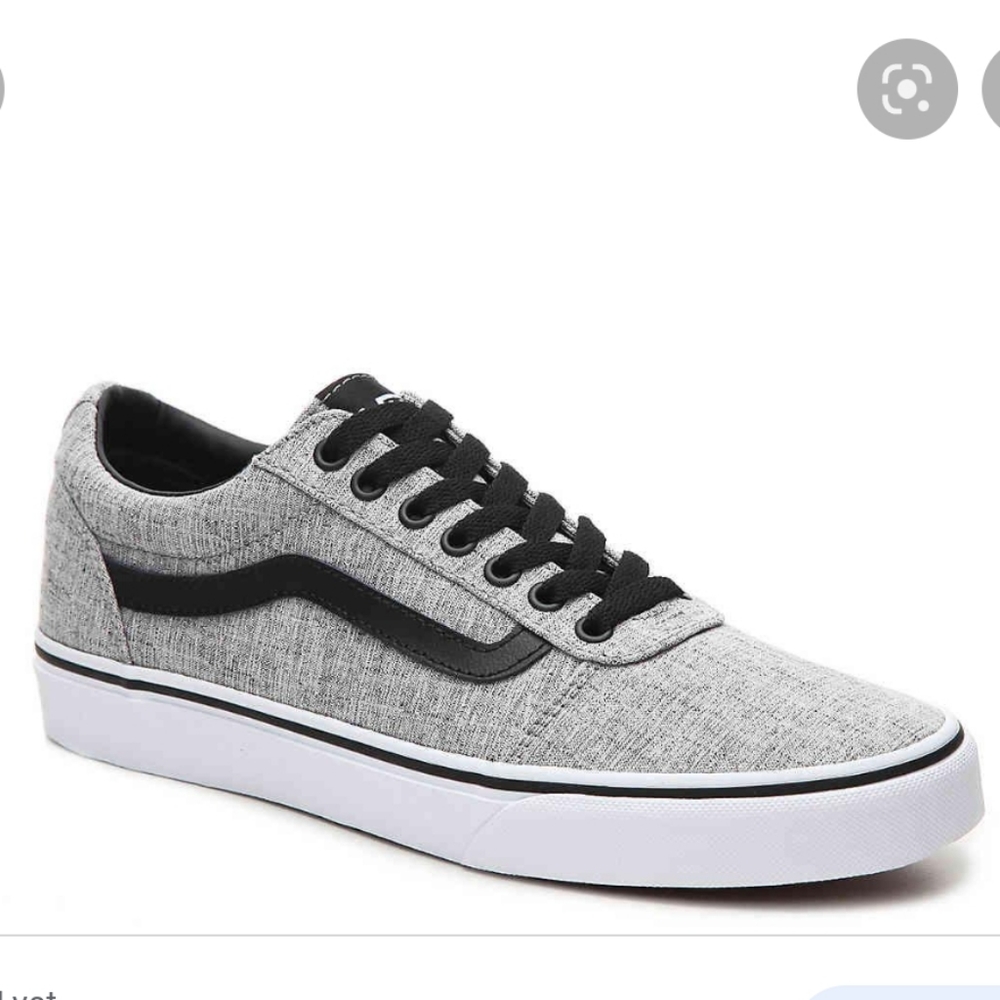 🤍 Gray Canvas Vans Ward 🤍